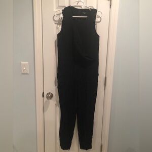 Theory Daimine Sleeveless Black Jumpsuit size 4